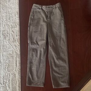 TNA Grey Mid-Rise Cargo Pants